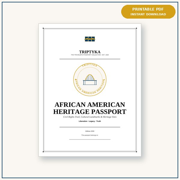 African American Heritage passport cover