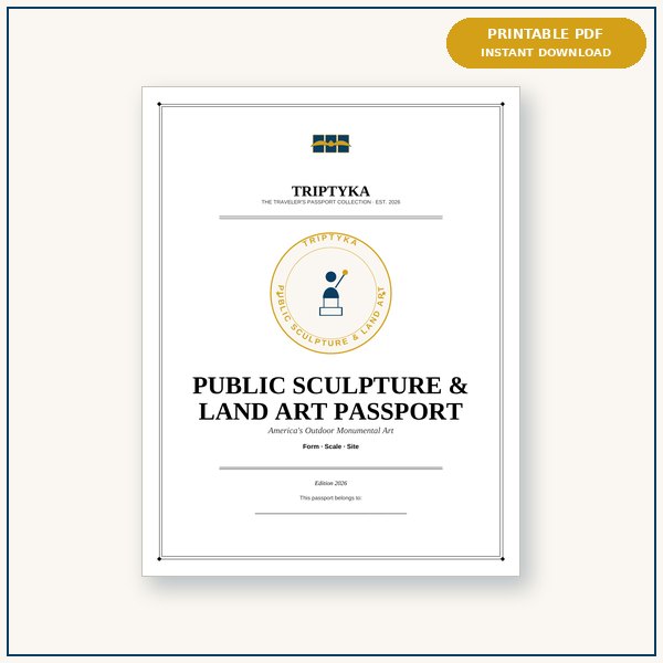 Public Sculpture & Land Art passport cover